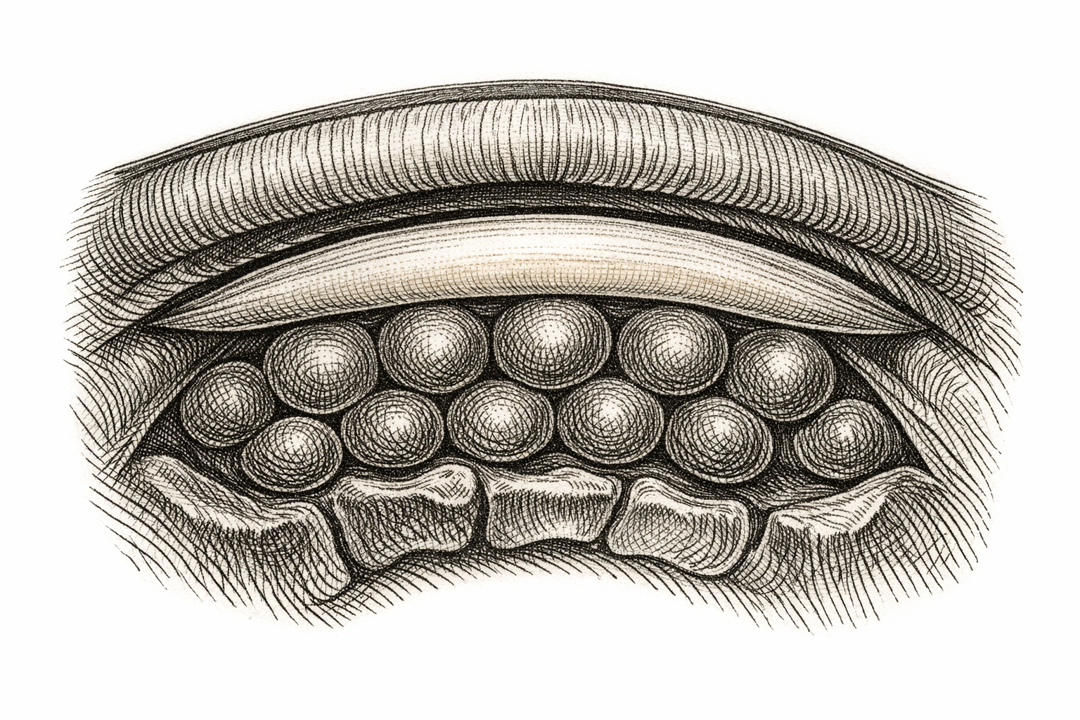 Carpal tunnel syndrome: the median nerve in a passage that cannot expand