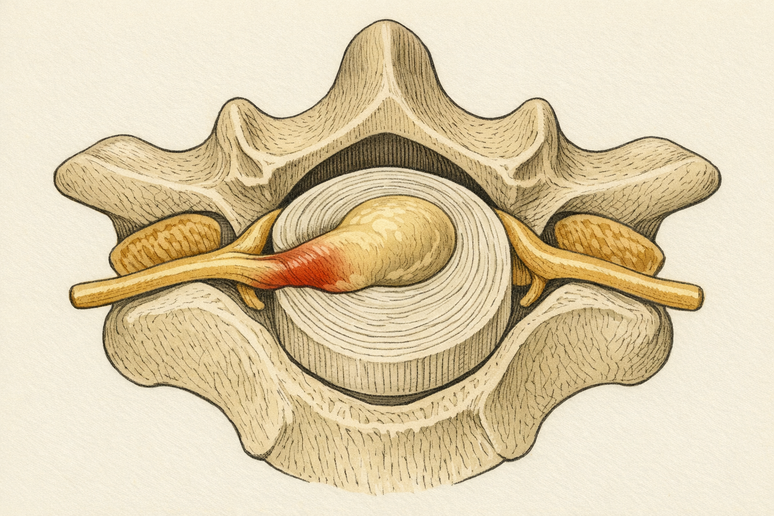 Sciatica: what is actually pressing on the nerve, and what each cause does over a year