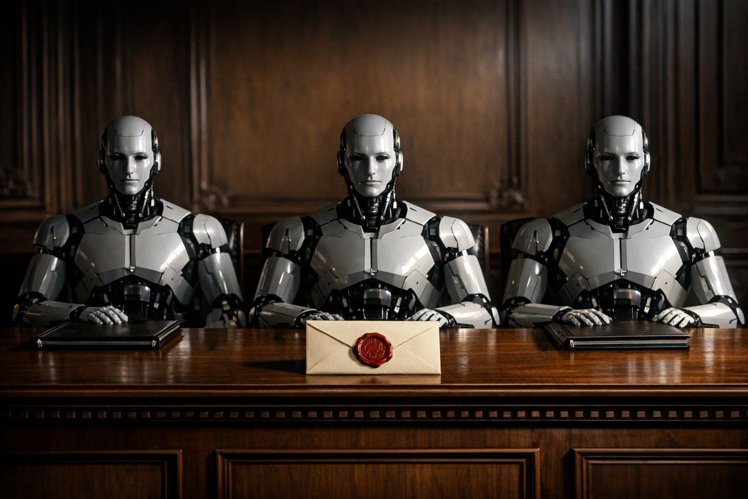 Four AI models judged one EU AI Act disclosure — sealed record-bound APPROVE, with the discarded finding printed