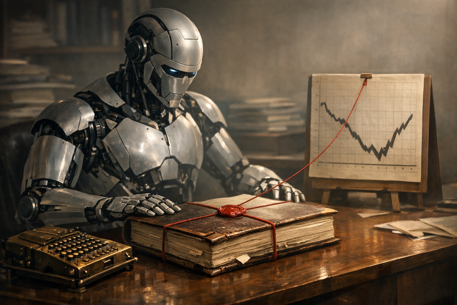 Pricing an AI system from its own record: four actuarial variables no attestation supplies