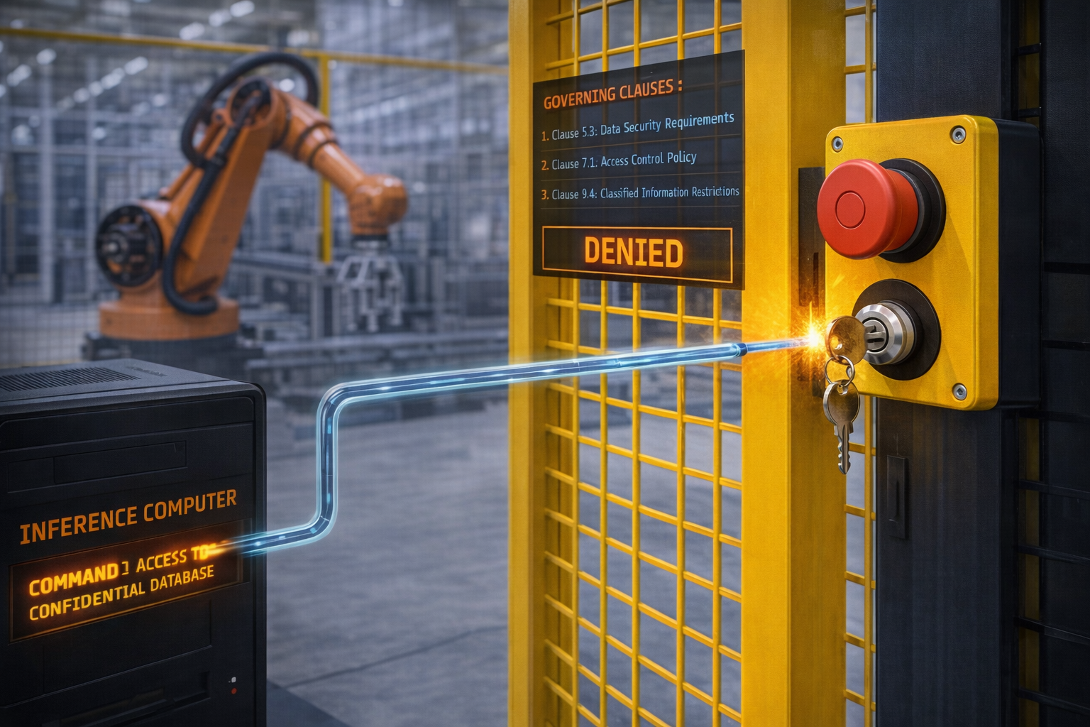 How an independent authorization gate can stop an AI agent before its action executes